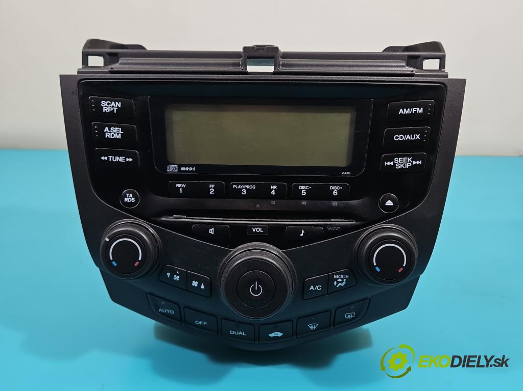 Honda Accord VII 2002-2008 2.0 16V 155 HP manual 114 kW 1998 cm3 4- Radio originál 39050-SEA-G110M1