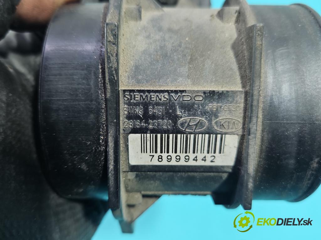 Kia Sportage II 2004-2010 2.0 16V 141 HP manual 104 kW 1975 cm3 5- průtokoměr: 28164-23720 (Váha vzduchu)