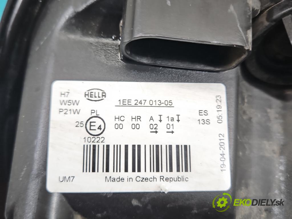 Vw Golf plus 1.9 tdi 105 hp manual 77 kW 1896 cm3 5- světlo levý  (Klika dveří ostatní)