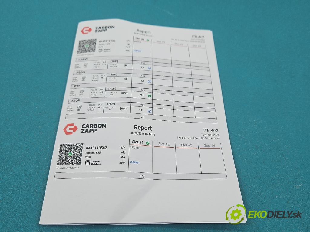 Kia Sorento III 2014-2020 2.0 crdi 185 hp automatic 136 kW 1999 cm3 5- vstřikovač 0445110582 (Vstřikovač paliva)