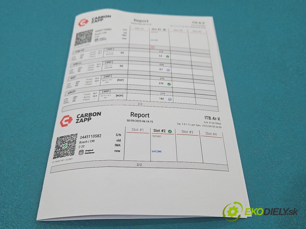 Kia Sorento III 2014-2020 2.0 crdi 185 hp automatic 136 kW 1999 cm3 5- vstřikovač 0445110582 (Vstřikovač paliva)