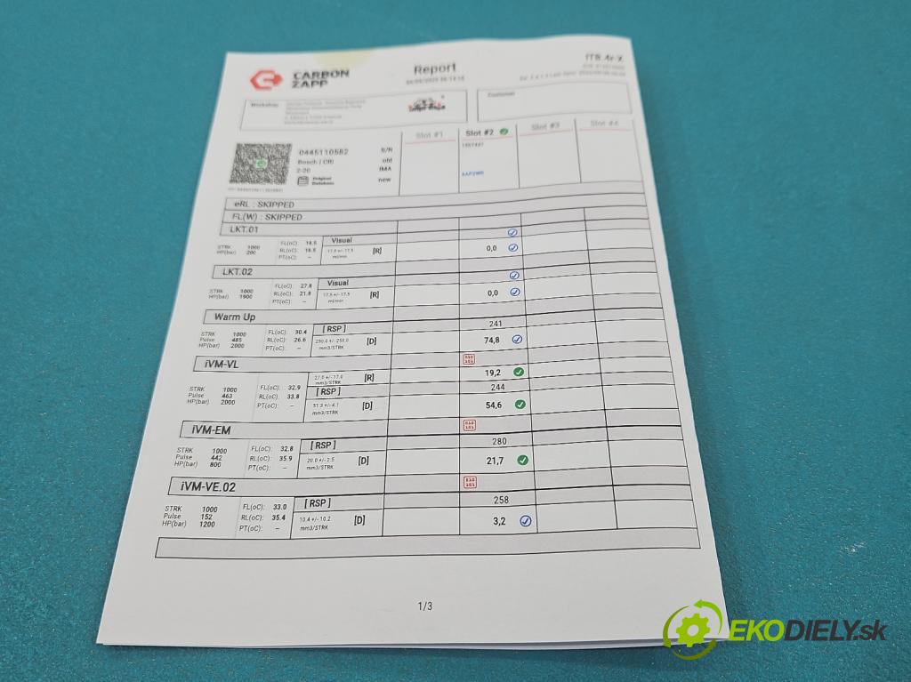 Kia Sorento III 2014-2020 2.0 crdi 185 hp automatic 136 kW 1999 cm3 5- vstřikovač 0445110582 (Vstřikovač paliva)