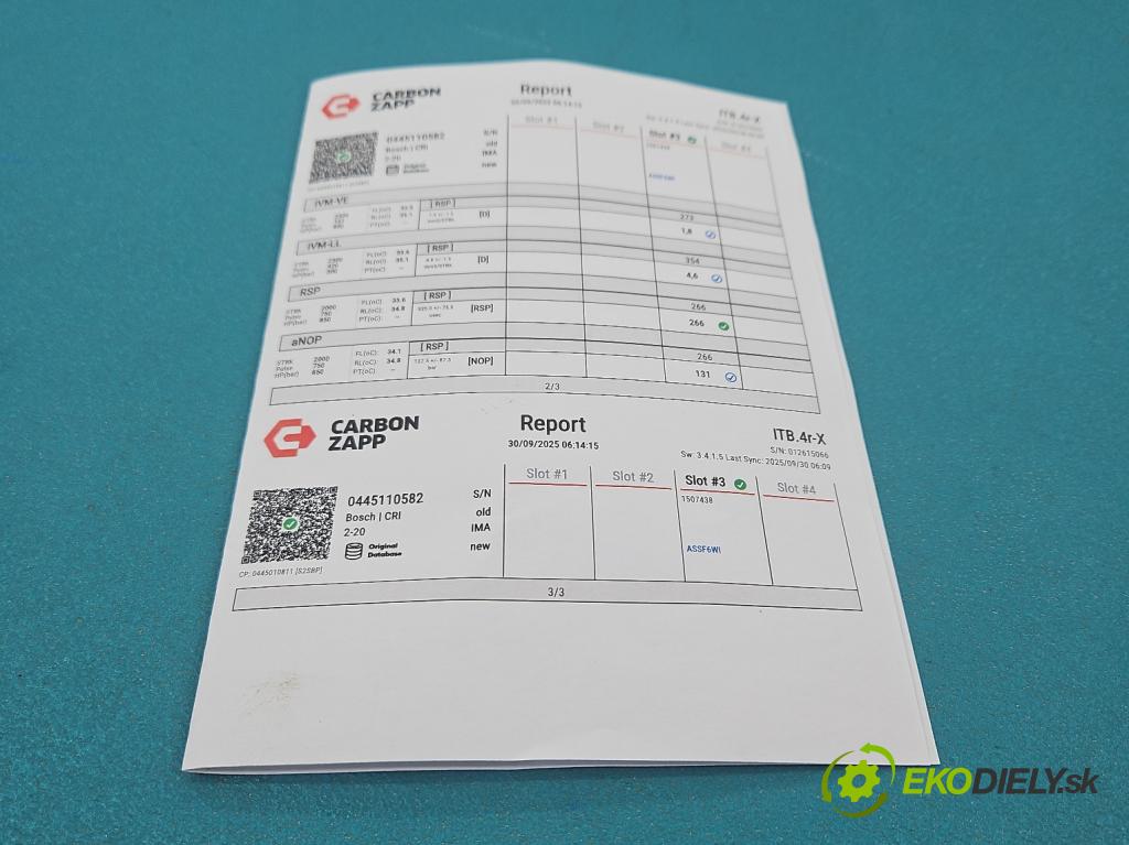 Kia Sorento III 2014-2020 2.0 crdi 185 hp automatic 136 kW 1999 cm3 5- vstřikovač 0445110582 (Vstřikovač paliva)