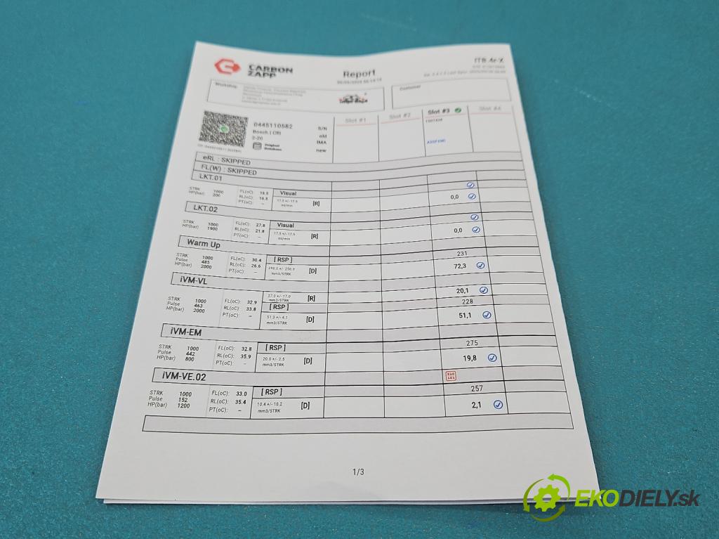 Kia Sorento III 2014-2020 2.0 crdi 185 hp automatic 136 kW 1999 cm3 5- vstřikovač 0445110582 (Vstřikovač paliva)