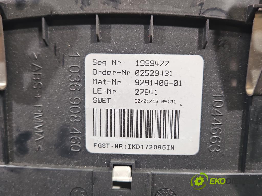 Bmw 5 F10 2010-2017 2.0b 184hp automatic 135 kW 1997 cm3 4- prístrojovka/ budíky 9291408-01 (Prístrojová doska)