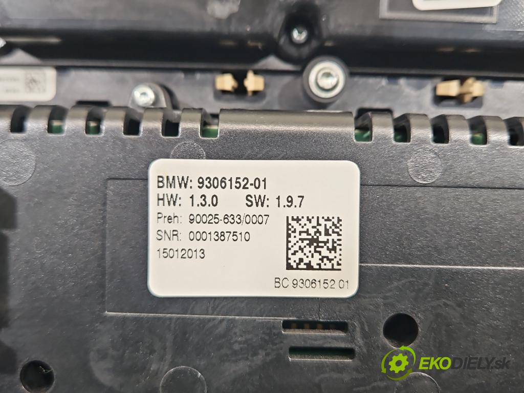 Bmw 5 F10 2010-2017 2.0b 184 hp automatic 135 kW 1997 cm3 4- palubní deska panel topení 9306152