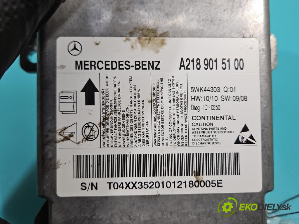 Mercedes CLS II C218 2010-2018 3.0 cdi 265KM automatic 195 kW 2987 cm3 4- řídící jednotka polštáře: A2189015100