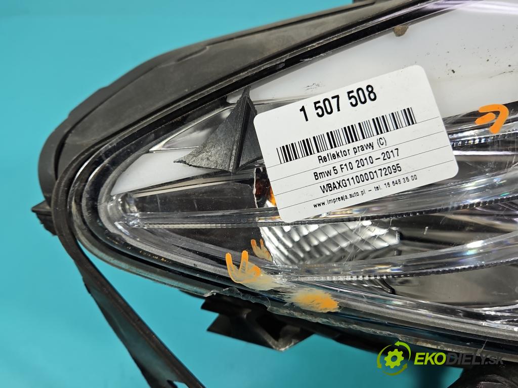 Bmw 5 F10 2010-2017 2.0b 184 hp automatic 135 kW 1997 cm3 4- světlo pravý 7203240 (Pravé přední světlo)