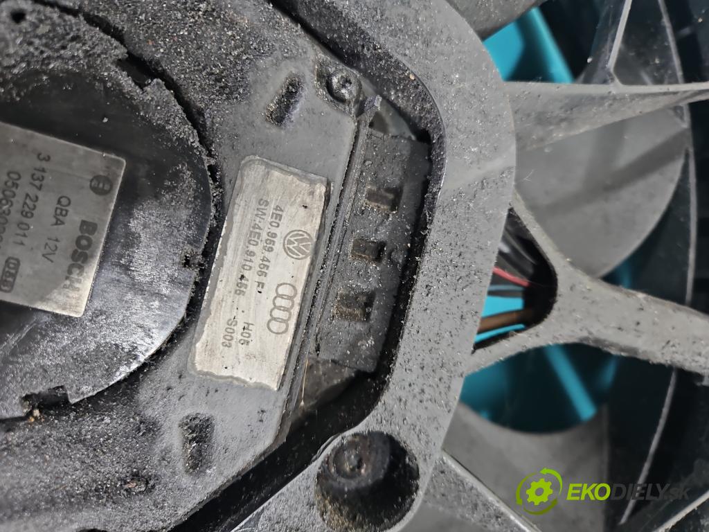 Audi A8 D3 2002-2009 3.0 tdi 232KM automatic 171 kW 2967 cm3 4- ventilátor chladič 0130706829
