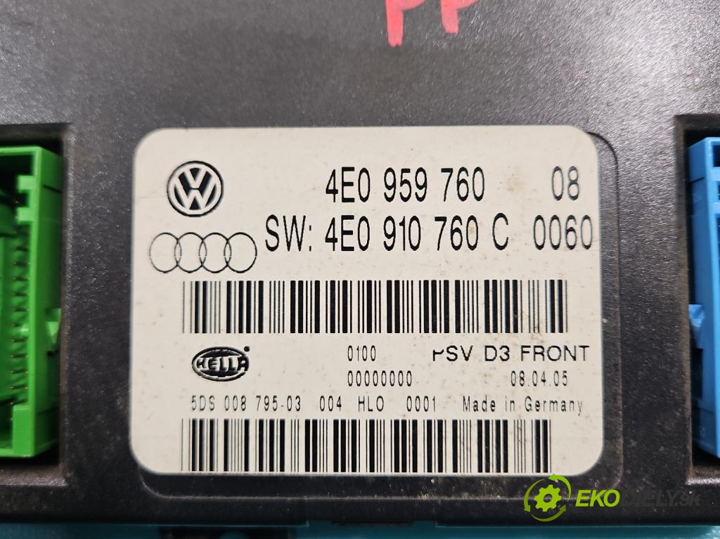 Audi A8 D3 2002-2009 3.0 tdi 232KM automatic 171 kW 2967 cm3 4- riadiaca jednotka ostatné 4E0959760