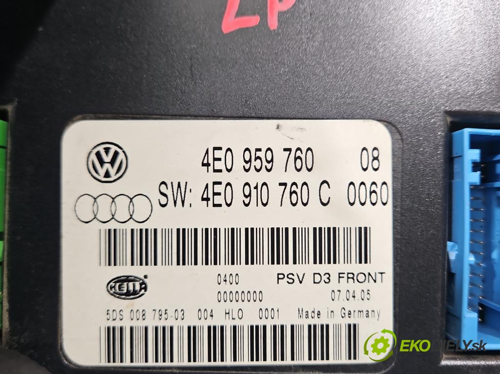 Audi A8 D3 2002-2009 3.0 tdi 232KM automatic 171 kW 2967 cm3 4- riadiaca jednotka ostatné 4E0959760