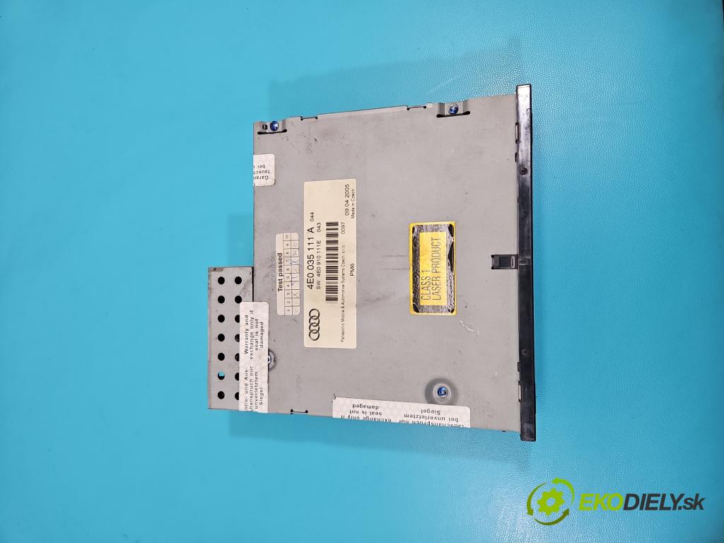 Audi A8 D3 2002-2009 3.0 tdi 232KM automatic 171 kW 2967 cm3 4- Měnič: cd 4E0035111A (CD měnič)