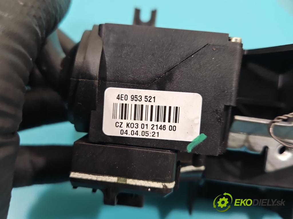 Audi A8 D3 2002-2009 3.0 tdi 232KM automatic 171 kW 2967 cm3 4- prepínač komplex: 4E0910549 (Prepínacie páčky pod volantom)