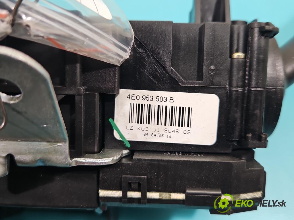 Audi A8 D3 2002-2009 3.0 tdi 232KM automatic 171 kW 2967 cm3 4- prepínač komplex: 4E0910549 (Prepínacie páčky pod volantom)