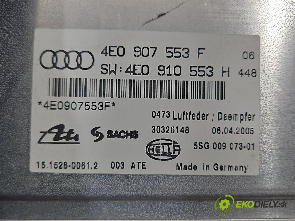 Audi A8 D3 2002-2009 3.0 tdi 232KM automatic 171 kW 2967 cm3 4- riadiaca jednotka ostatné 4E0907553F