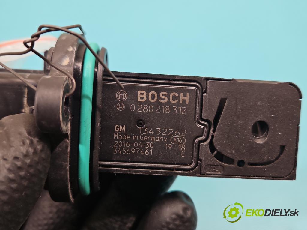 Opel Mokka A 2012-2019 1.4 T 140 HP manual 103 kW 1364 cm3 5- průtokoměr: 13432262 (Váha vzduchu)