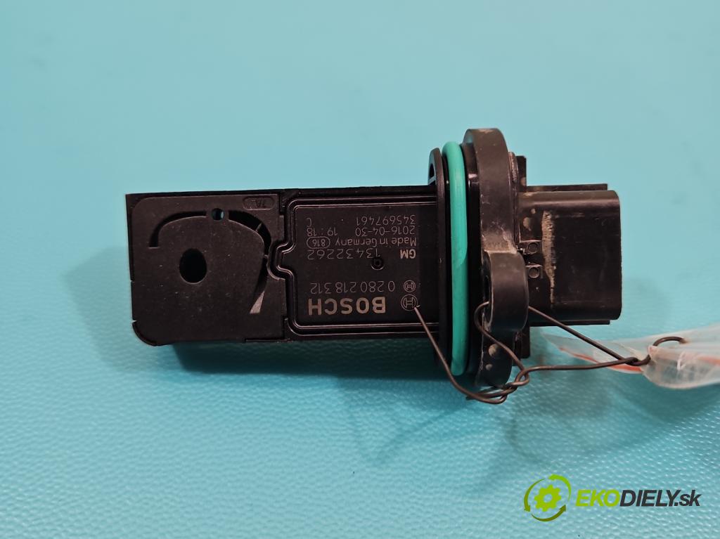 Opel Mokka A 2012-2019 1.4 T 140 HP manual 103 kW 1364 cm3 5- průtokoměr: 13432262 (Váha vzduchu)