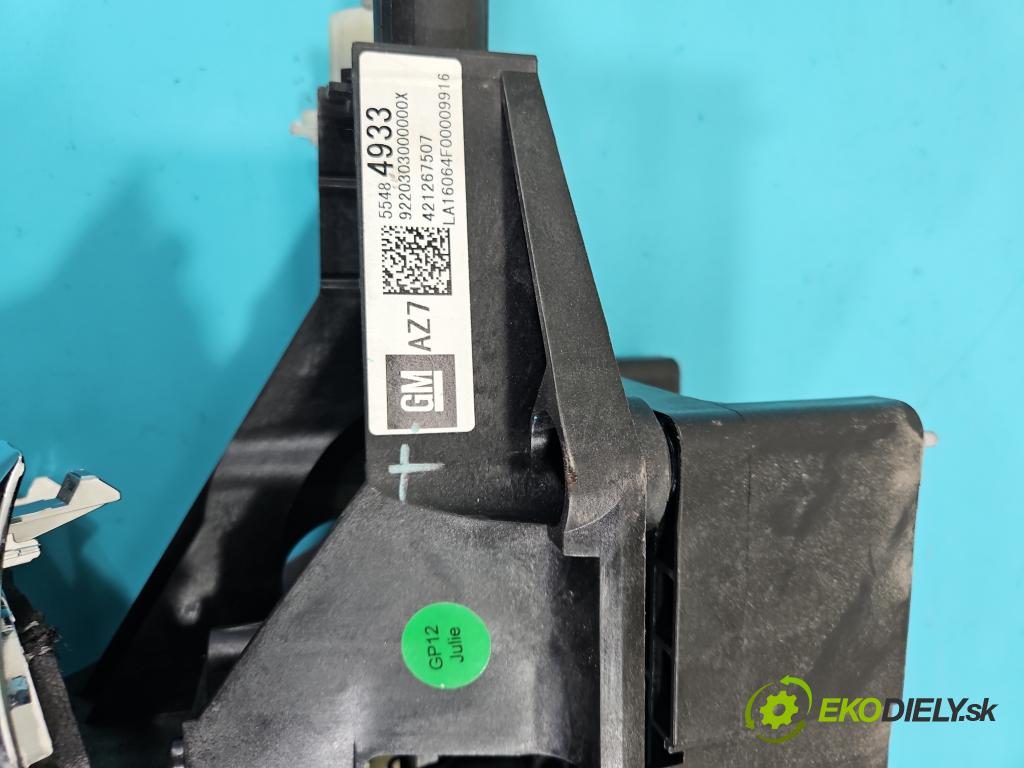 Opel Mokka A 2012-2019 1.4 T 140 HP manual 103 kW 1364 cm3 5- Páka: Změny: stupeň,rýchlosť 55484933 (Rýchlostná páka (kulisa))