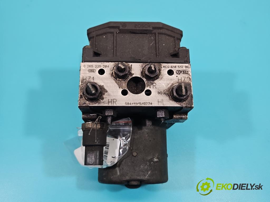 Audi A8 D3 2002-2009 3.0 tdi 232KM automatic 171 kW 2967 cm3 4- čerpadlo abs 0265225294 (Pumpa ABS)