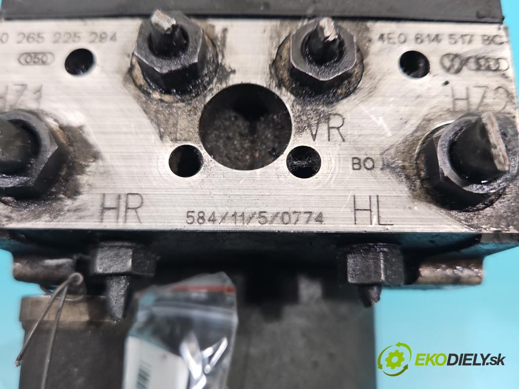 Audi A8 D3 2002-2009 3.0 tdi 232KM automatic 171 kW 2967 cm3 4- čerpadlo abs 0265225294 (Pumpa ABS)