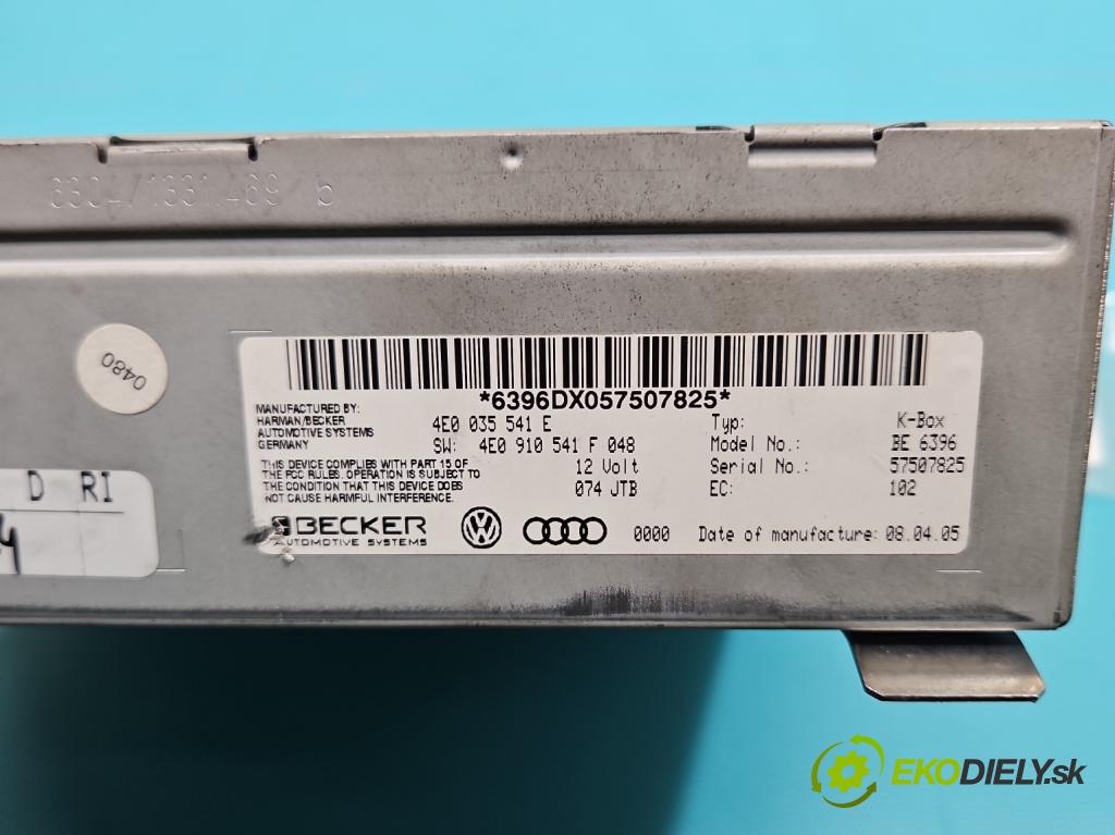 Audi A8 D3 2002-2009 3.0 tdi 232KM automatic 171 kW 2967 cm3 4- riadiaca jednotka ostatné 4E0035541E