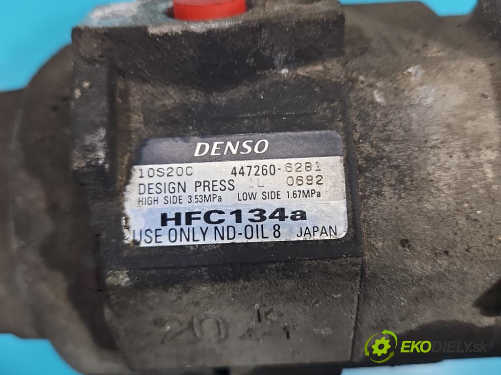 Mazda CX-9 3.7 V6 273KM: automatic 201 kW 3726 cm3 5- Kompresor: klimatizácie 447260-6281 (Kompresor klimatizácie)