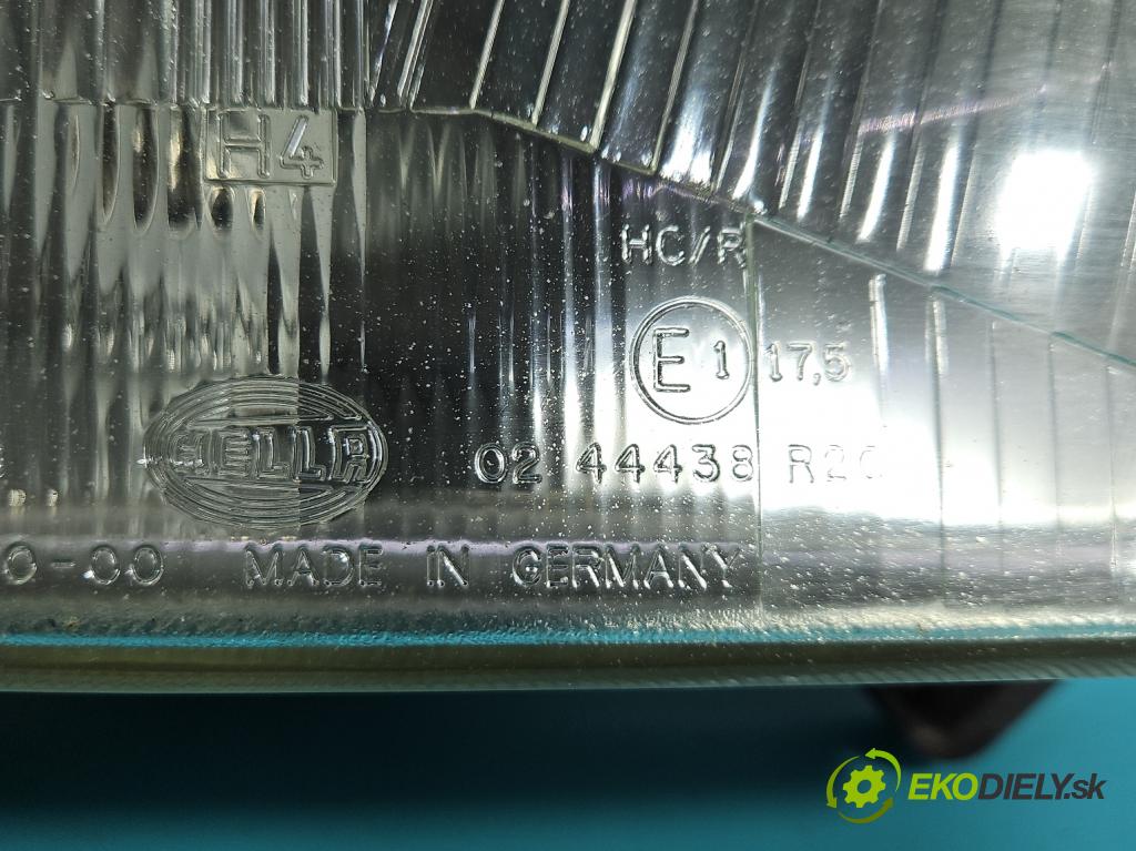 Vw Transporter T4 1990-2003 2.4 77 HP manual 57 kW 2370 cm3 5- Reflektor: pravý  (Svetlo predné pravé)