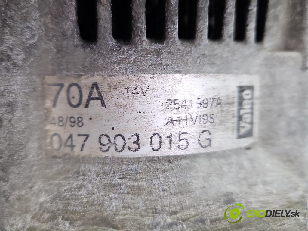 Vw Lupo 1.0 8v 50KM manual 37 kW 999 cm3 3- Alternator 047903015G (Alternátor)