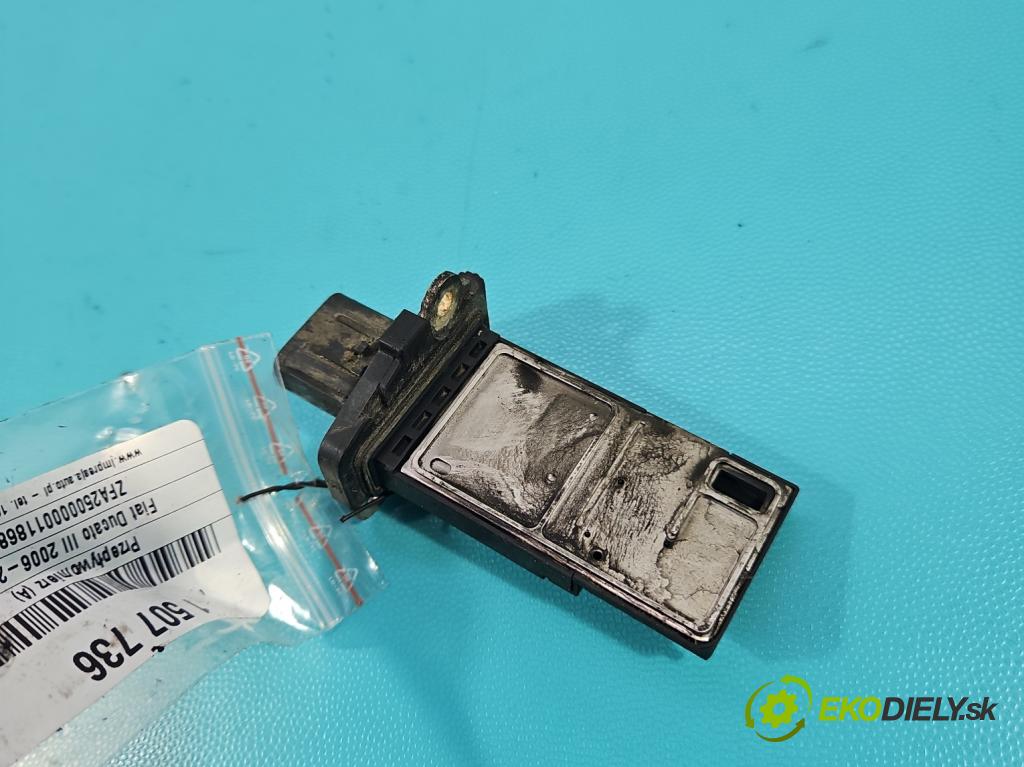 Fiat Ducato III 2006-2014 2.2 jtd 101 HP manual 74 kW 2198 cm3 5- průtokoměr: 6C11-12B579-AA (Váha vzduchu)