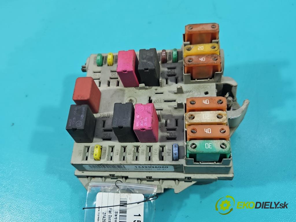 Fiat Ducato III 2006-2014 2.2 jtd 101 hp manual 74 kW 2198 cm3 5- skříňka pojistková 1349946080 (Pojistková skříňka)