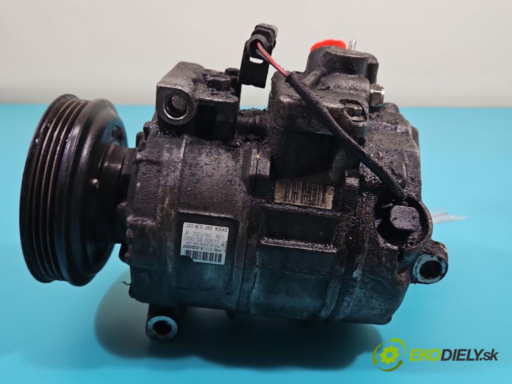 Audi A4 B6 2000-2004 1.9 tdi 131 HP manual 96 kW 1896 cm3 4- Kompresor: klimatizácie 8E0260805AB (Kompresor klimatizácie)