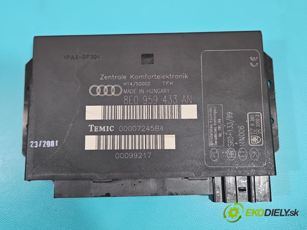 Audi A4 B6 2000-2004 1.9 tdi 131 hp manual 96 kW 1896 cm3 4- řídící jednotka komfortu 8E0959433AN