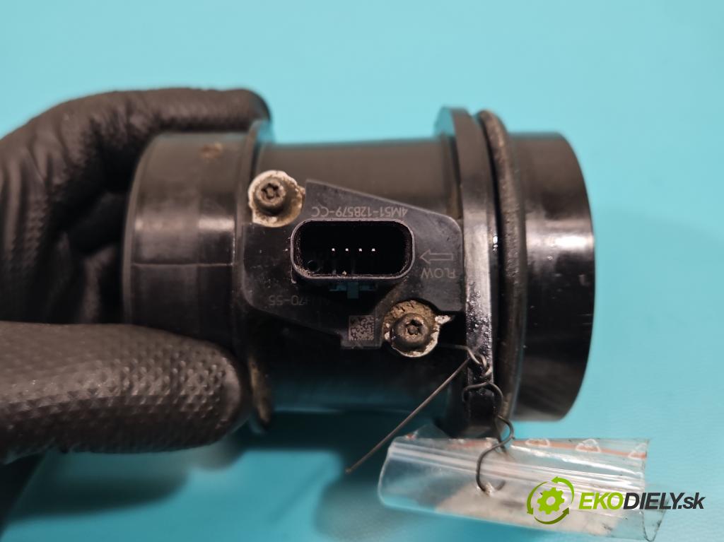 Ford Focus Mk2 2004-2011 1.8 tdci 116 HP manual 85 kW 1753 cm3 5- průtokoměr: 4M51-12B579-CC (Váha vzduchu)