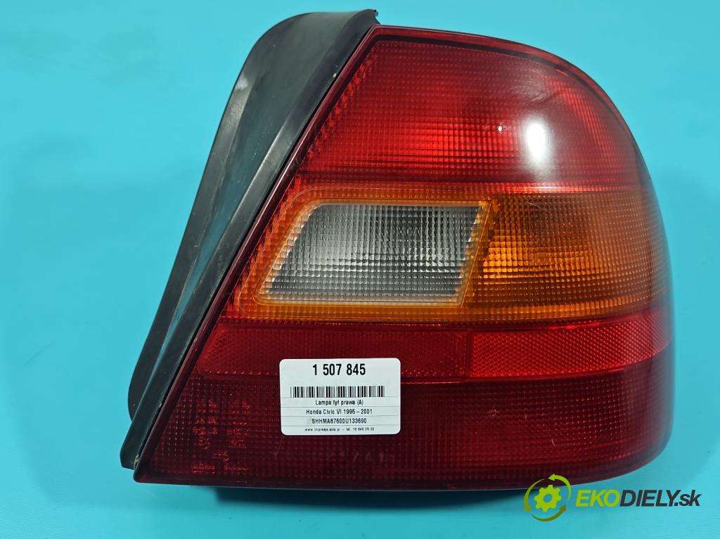 Honda Civic VI 1995-2001 1.4 16v 90 hp manual 66 kW 1396 cm3 5- světlo zadní pravé  (Klika dveří ostatní)