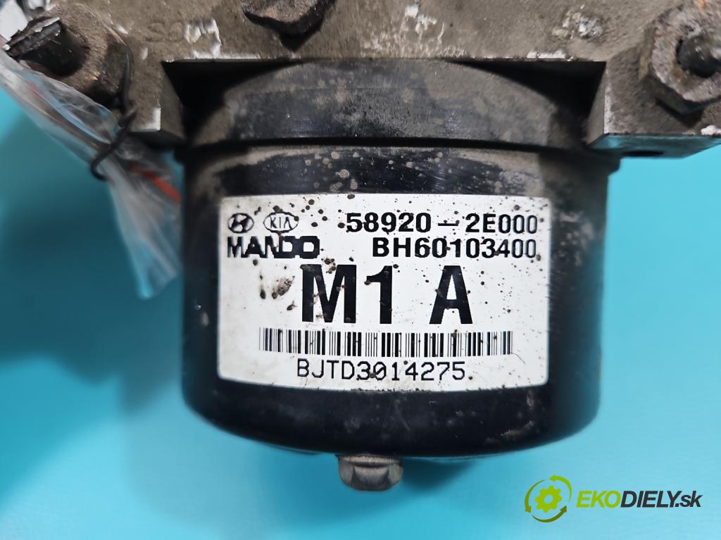 Kia Sportage II 2004-2010 2.0 16V 141 hp manual 104 kW 1975 cm3 5- čerpadlo abs 58920-2E000 (Pumpa ABS)