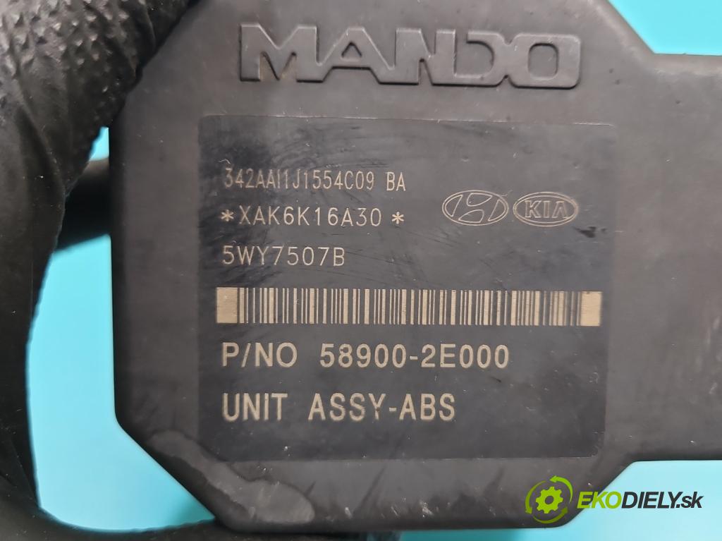 Kia Sportage II 2004-2010 2.0 16V 141 hp manual 104 kW 1975 cm3 5- čerpadlo abs 58920-2E000 (Pumpa ABS)