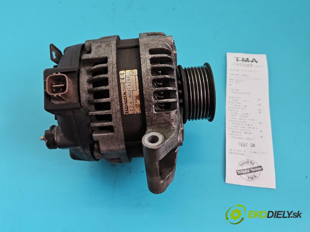 Honda Accord VII 2002-2008 2.0 16V 155 HP manual 114 kW 1998 cm3 4- Alternator 104210-3290 (Alternátor)