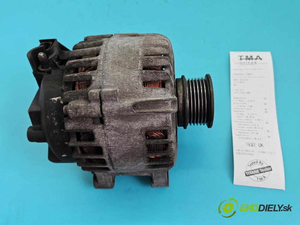 Ford Focus Mk3 2010-2018 1.6 tdci 116 HP manual 85 kW 1560 cm3 5- Alternator AV6N-10300-GC (Alternátor)