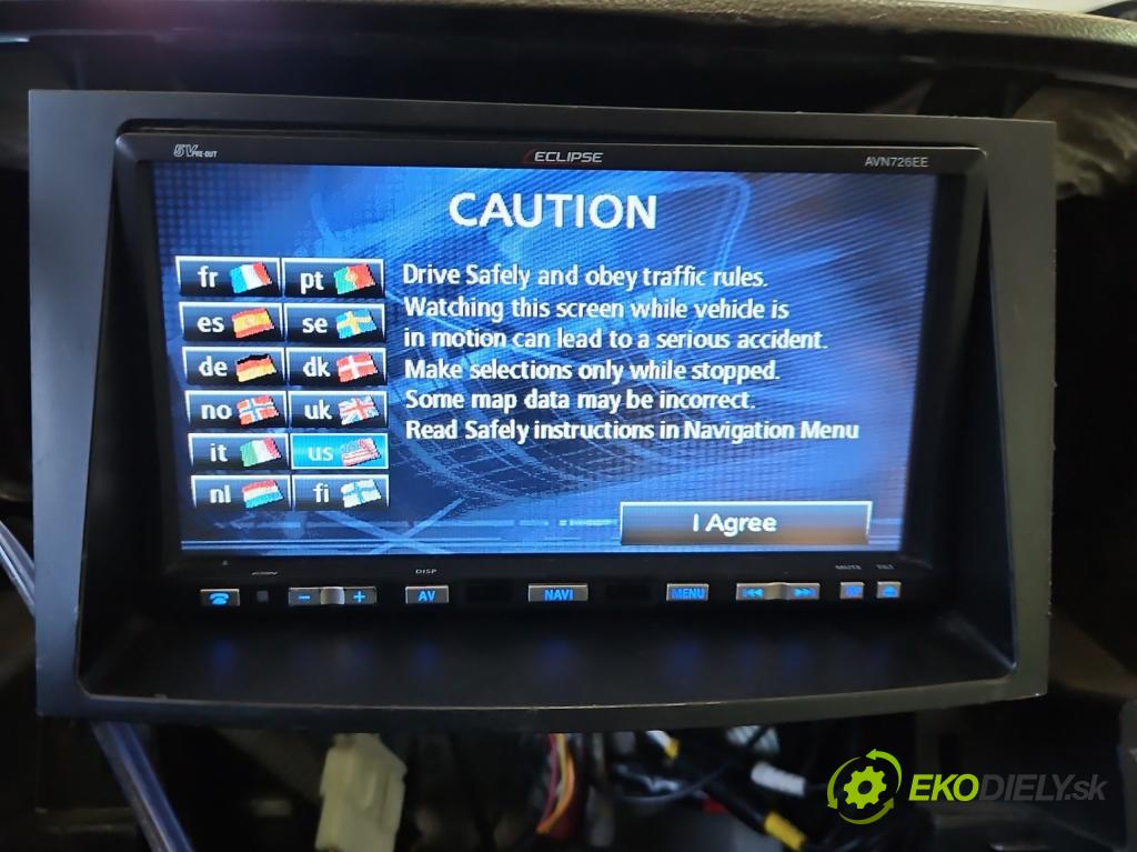 Subaru Legacy V 2009-2014 2.0 D boxer 150 HP manual 110 kW 1998 cm3 5- Radio ECLIPSE AVN726EE