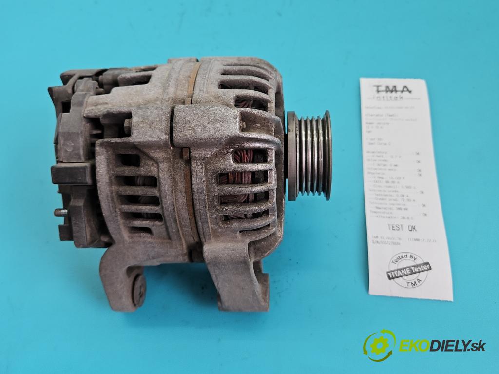 Opel Corsa C 2000-2006 1.0 12V 58 HP manual 43 kW 973 cm3 3- Alternator 0124225018 (Alternátor)