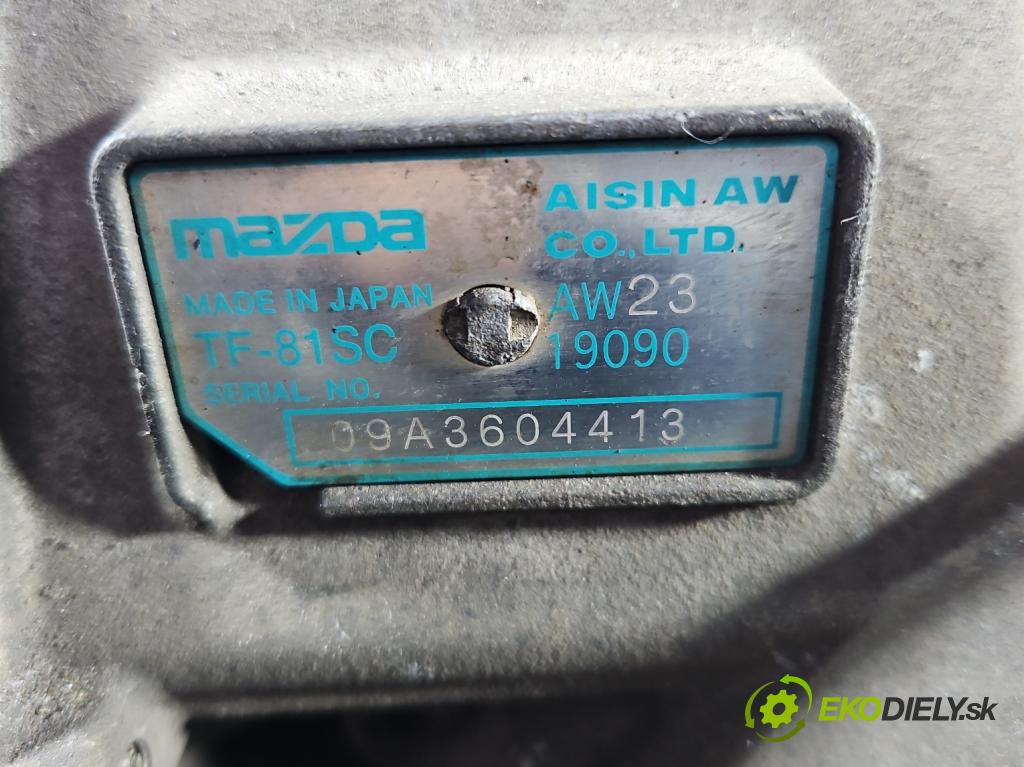 Mazda CX-9 3.7 V6 273KM: automatic 201 kW 3726 cm3 5- převodovka stupňová automat TF-81SC