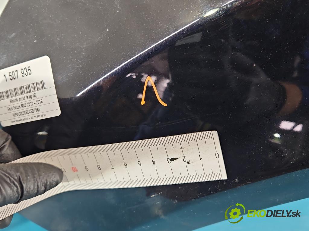 Ford Focus Mk3 2010-2018 1.6 tdci 116 hp manual 85 kW 1560 cm3 5- blatnik přední levý  (Levý přední blatník)