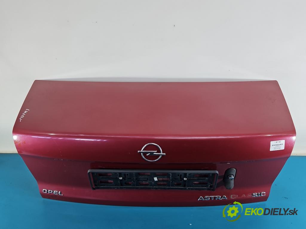 Opel Astra I 1991-2002 1.4 8v 60 hp manual 44 kW 1389 cm3 4- zadní kufrové dveře  (Zadní kapota (kufr))