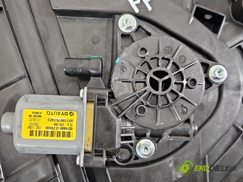 Hyundai Tucson III 2015-2020 1.6 GDI 132  HP manual 97 kW 1591 cm3 5- mechanizmus okna predné pravý 82460-D7000