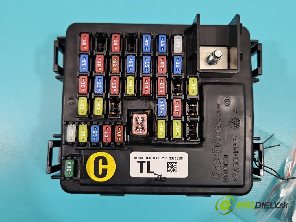 Hyundai Tucson III 2015-2020 1.6 GDI 132 hp manual 97 kW 1591 cm3 5- skříňka pojistková 91950-D3230 (Pojistková skříňka)