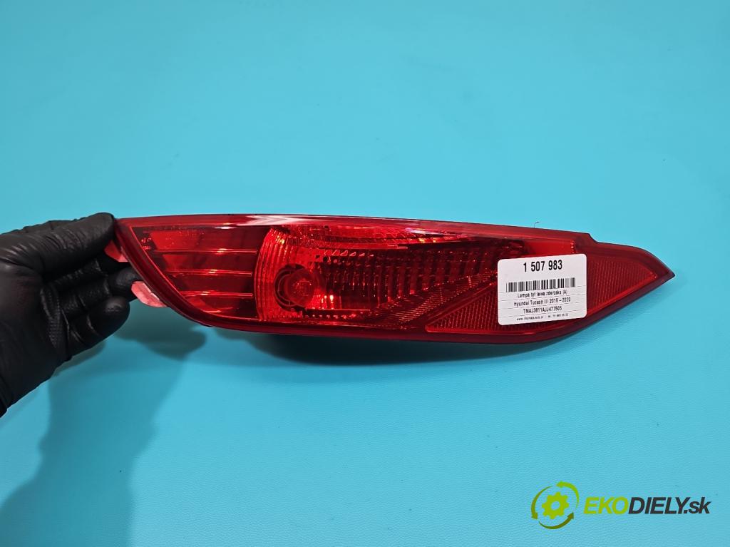 Hyundai Tucson III 2015-2020 1.6 GDI 132  HP manual 97 kW 1591 cm3 5- svetlo / reflektor zadné ľavé nárazník 92405-D3100