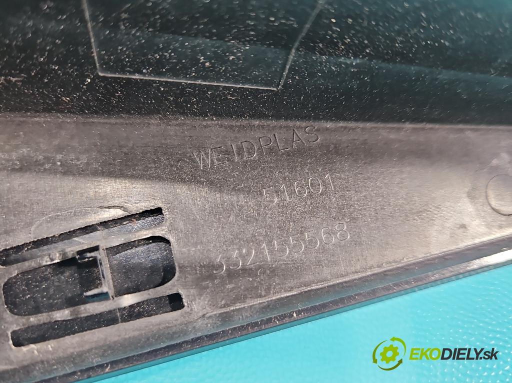 Opel Astra V  2015-2022 1.5 cdti 105 HP manual 77 kW 1496 cm3 5- lišta blatník zadné pravé 332155568 (Lišta)