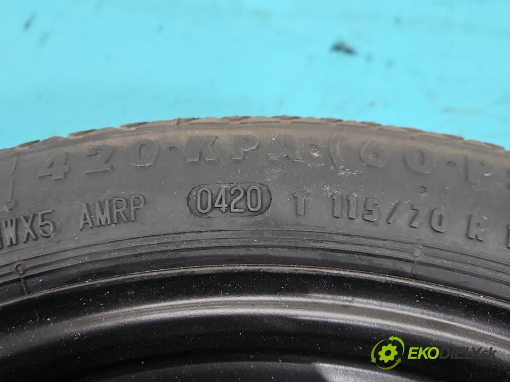 Opel Astra V  2015-2022 1.5 cdti 105 HP manual 77 kW 1496 cm3 5- koleso rezervne 16"