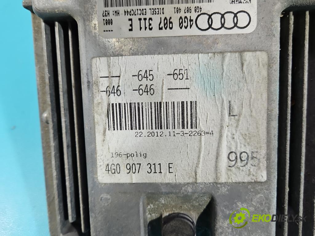 Audi A6 C7 2011-2018 3.0 tdi 204 HP automatic 150 kW 2967 cm3 4- riadiaca jednotka motora 4G0907311E