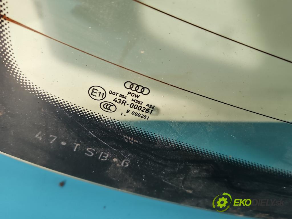 Audi A6 C7 2011-2018 3.0 tdi 204 hp automatic 150 kW 2967 cm3 4- sklo zadní  (Zadní sklo)